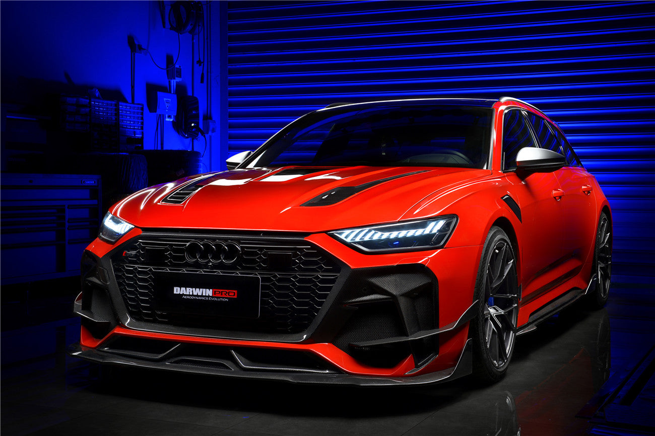 2019-2023 Audi RS6 Avant C8 IMP Performance Front Bumper - DarwinPRO Aerodynamics
