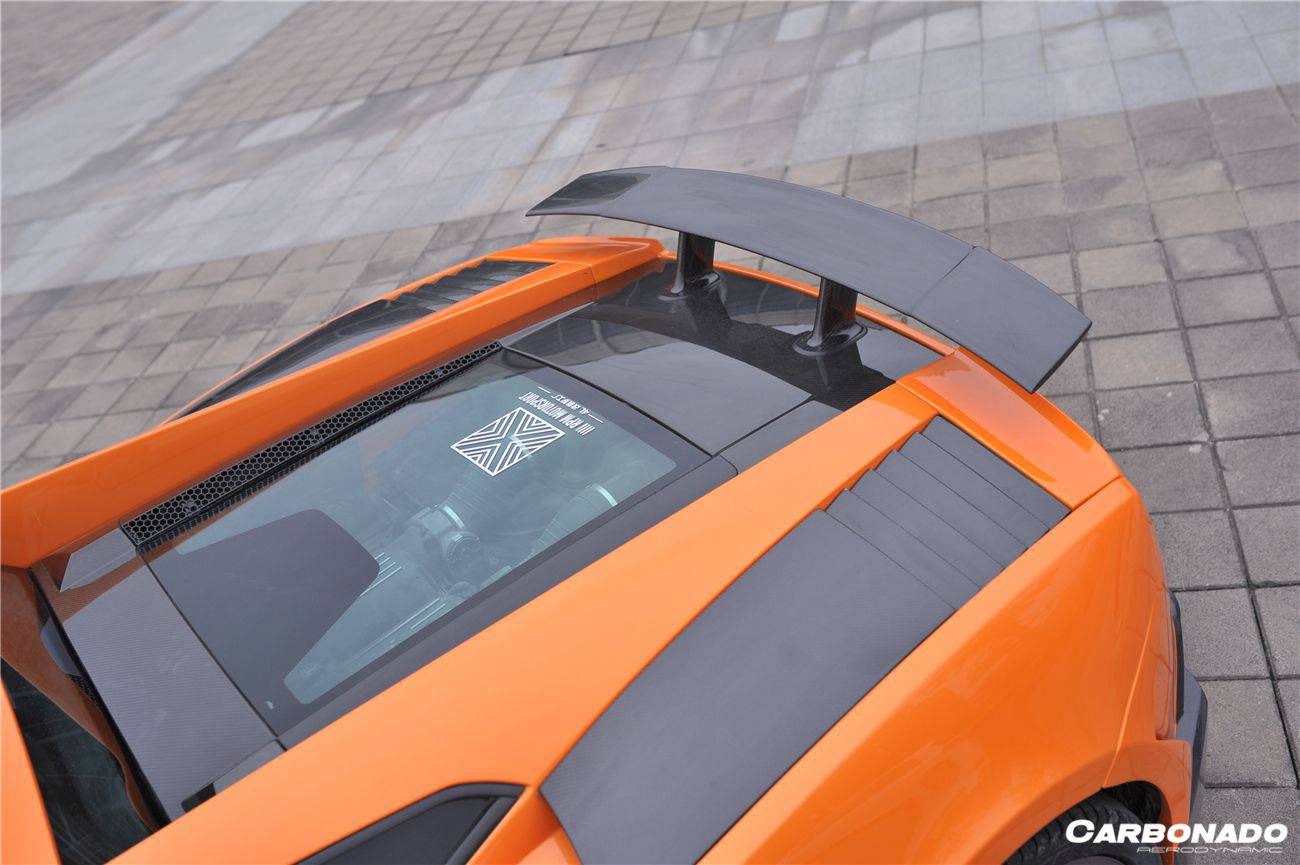 2004-2008 Lamborghini Gallardo Coupe OEM Style Carbon Fiber Heat Extract - Carbonado Aero