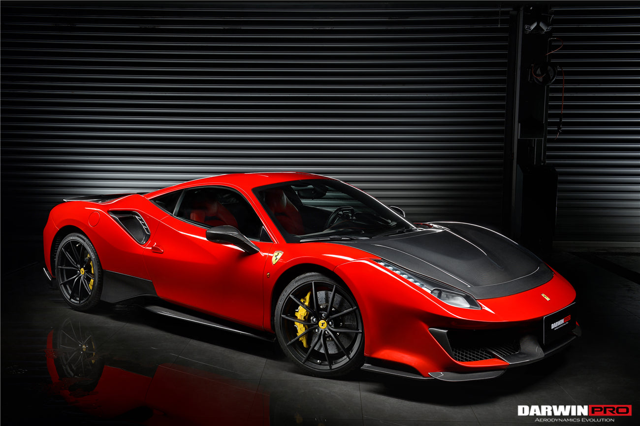 2015-2020 Ferrari 488 GTB/Spyder Pista Style Auto Full Body Kit - DarwinPRO Aerodynamics