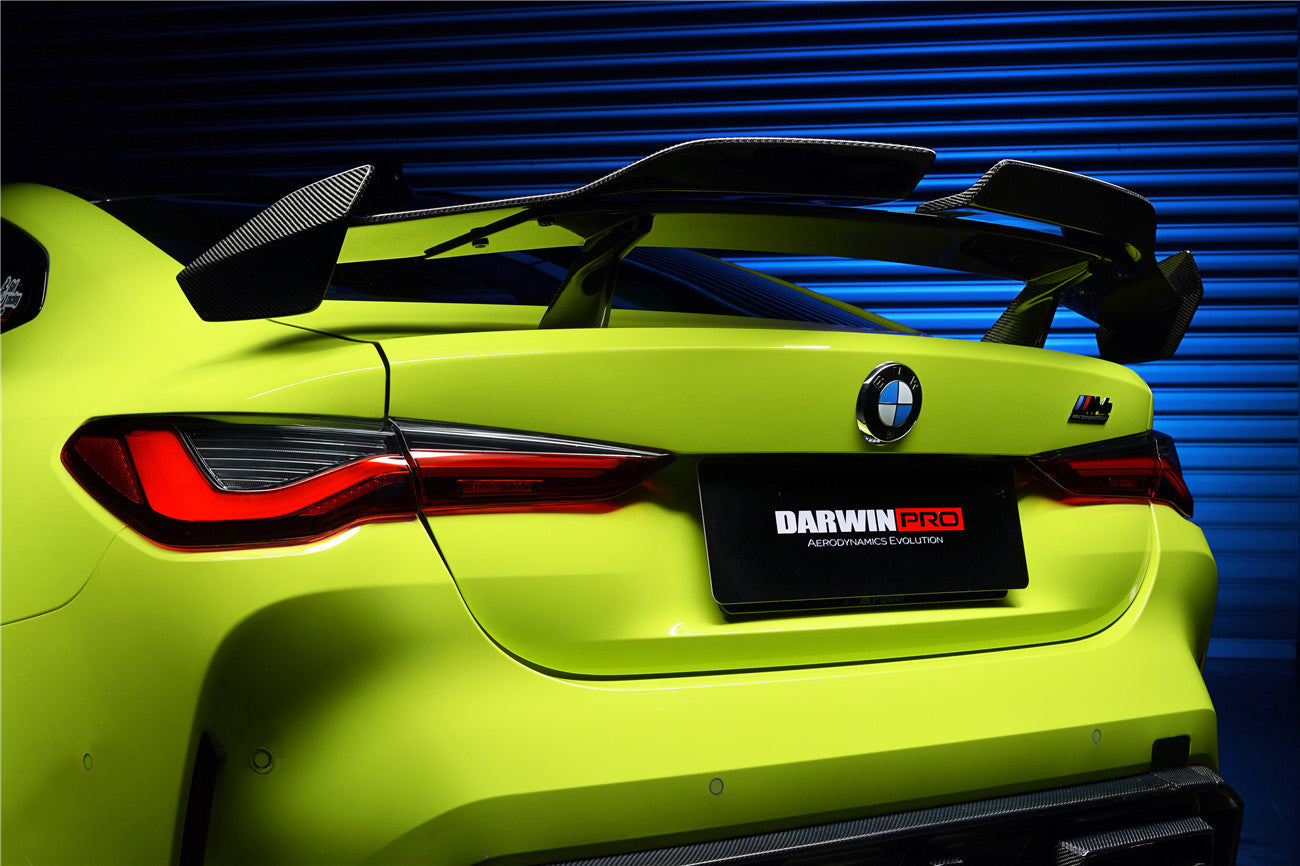 2021-UP BMW M4 G82/4 Series G22 BKSSII Style Carbon Fiber Trunk Spoiler - DarwinPRO Aerodynamics