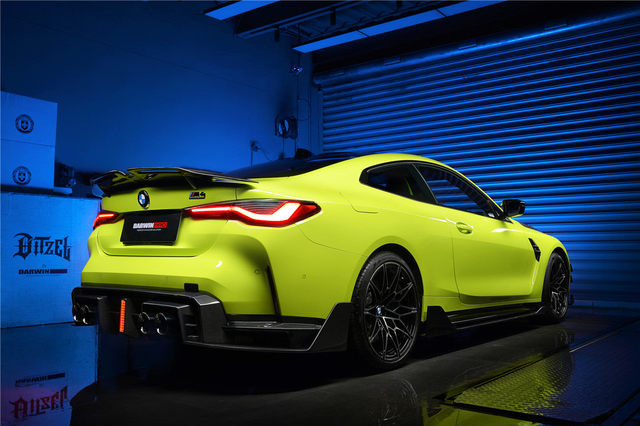 2021-UP BMW M4 G82/G83 BKSS Style Carbon Fiber Side Skirts - DarwinPRO Aerodynamics