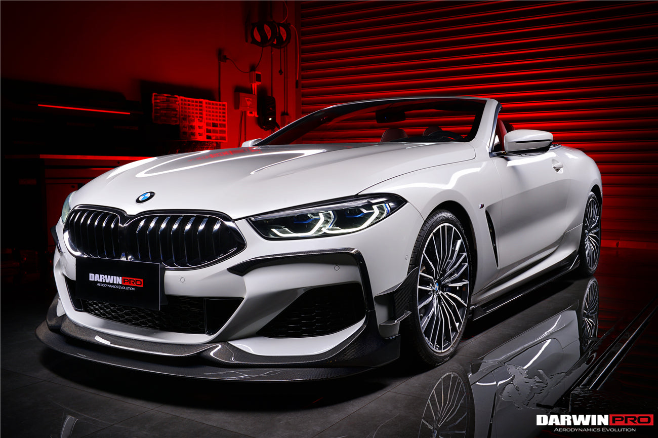 2018-2022 BMW 8 Series G14 Convertible/G15 Coupe IMP Performance Carbon Fiber Side Skirts (Add On) - DarwinPRO Aerodynamics