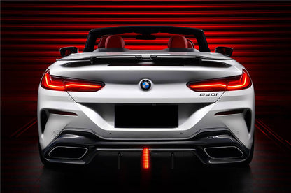 2018-2022 BMW 8 Series G14 Convertible/G15 Coupe/G16 4DR-Gran Coupe 840/850 IMP Style Carbon Fiber Rear Diffuser - Carbonado