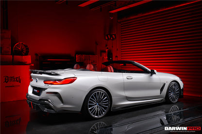 2018-2022 BMW 8 Series G14 Convertible/G15 Coupe/G16 4DR-Gran Coupe 840/850 IMP Style Carbon Fiber Rear Diffuser - Carbonado Aero