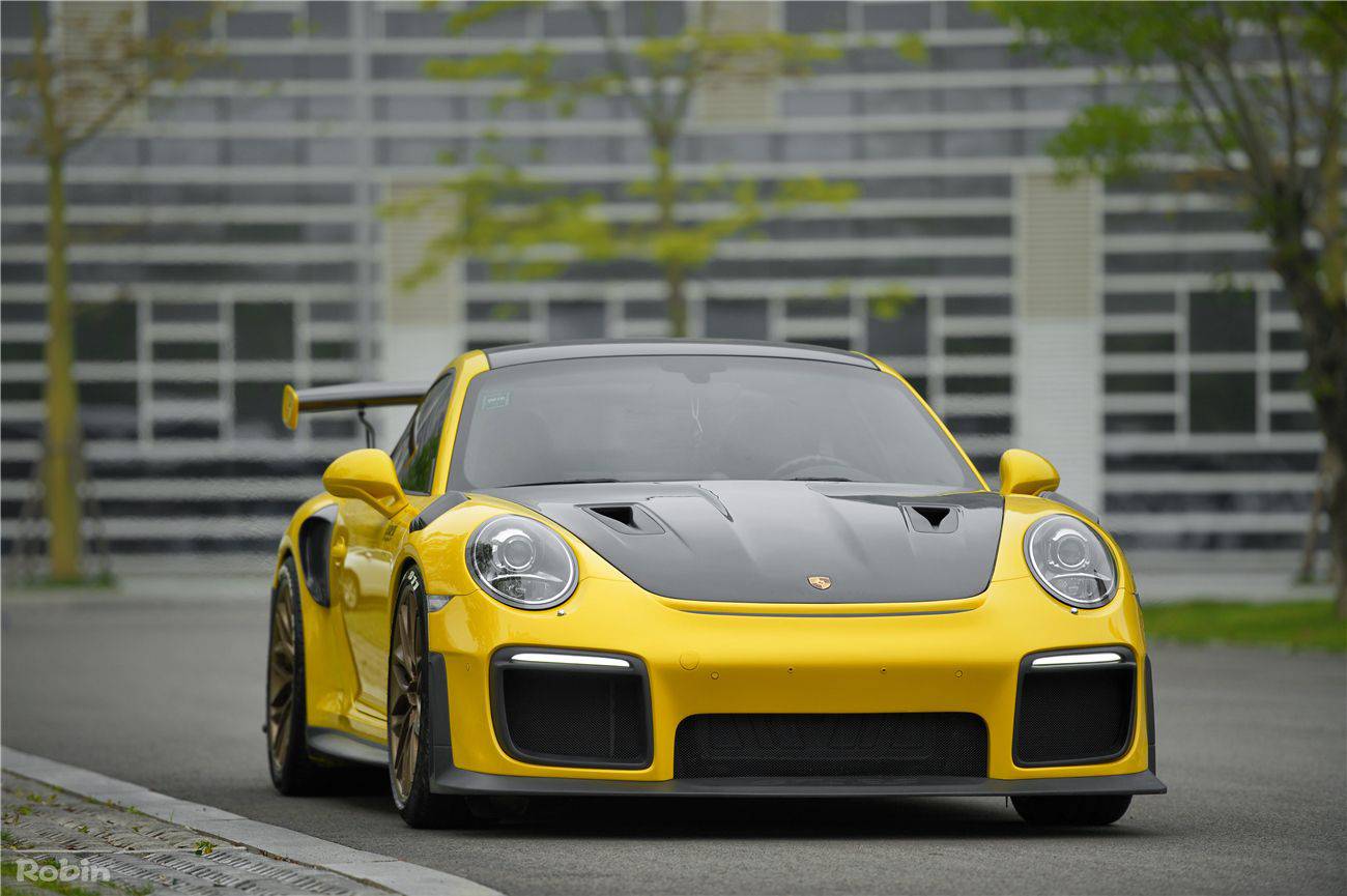 2012-2015 Porsche 911 991.1 Carrera/Targa S/4/4s GT2RS Style Front Bumper - Carbonado