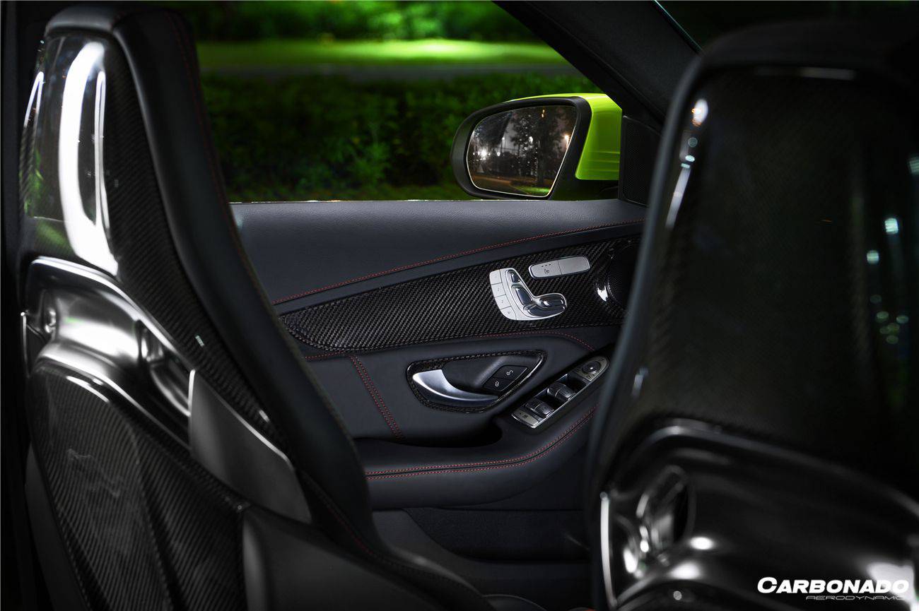 2015-2018 Mercedes Benz W205 C63/S AMG Sedan Carbon Fiber Interior  - Carbonado Aero