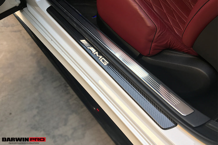 2014-2021 Mercedes Benz C217 S63/S65 AMG Coupe Autoclave Carbon Fiber Door Sills Steps Cover - DarwinPRO Aerodynamics