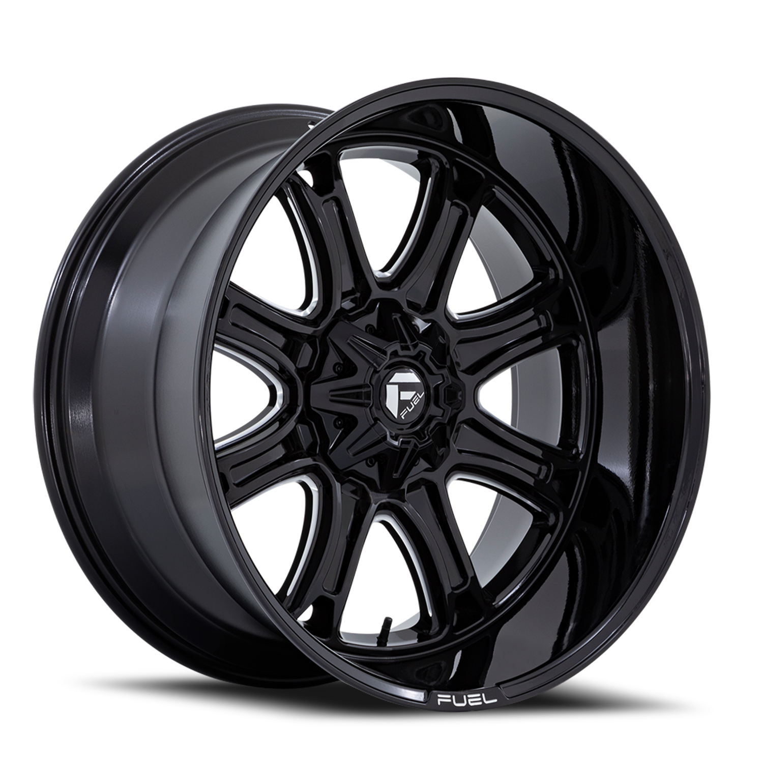 Fuel Off-Road Darkstar FC853BE 20x9 +1 6x135/6x139.7mm 106.1mm Gloss Black Milled