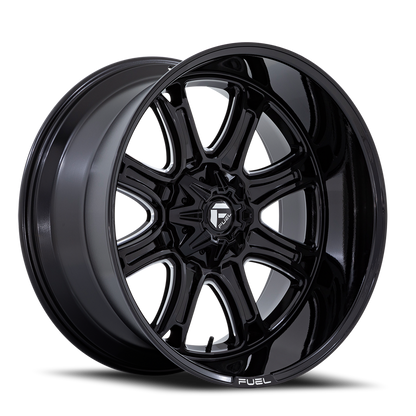 Fuel Off-Road Darkstar FC853BE 20x9 +1 6x135/6x139.7mm 106.1mm Gloss Black Milled