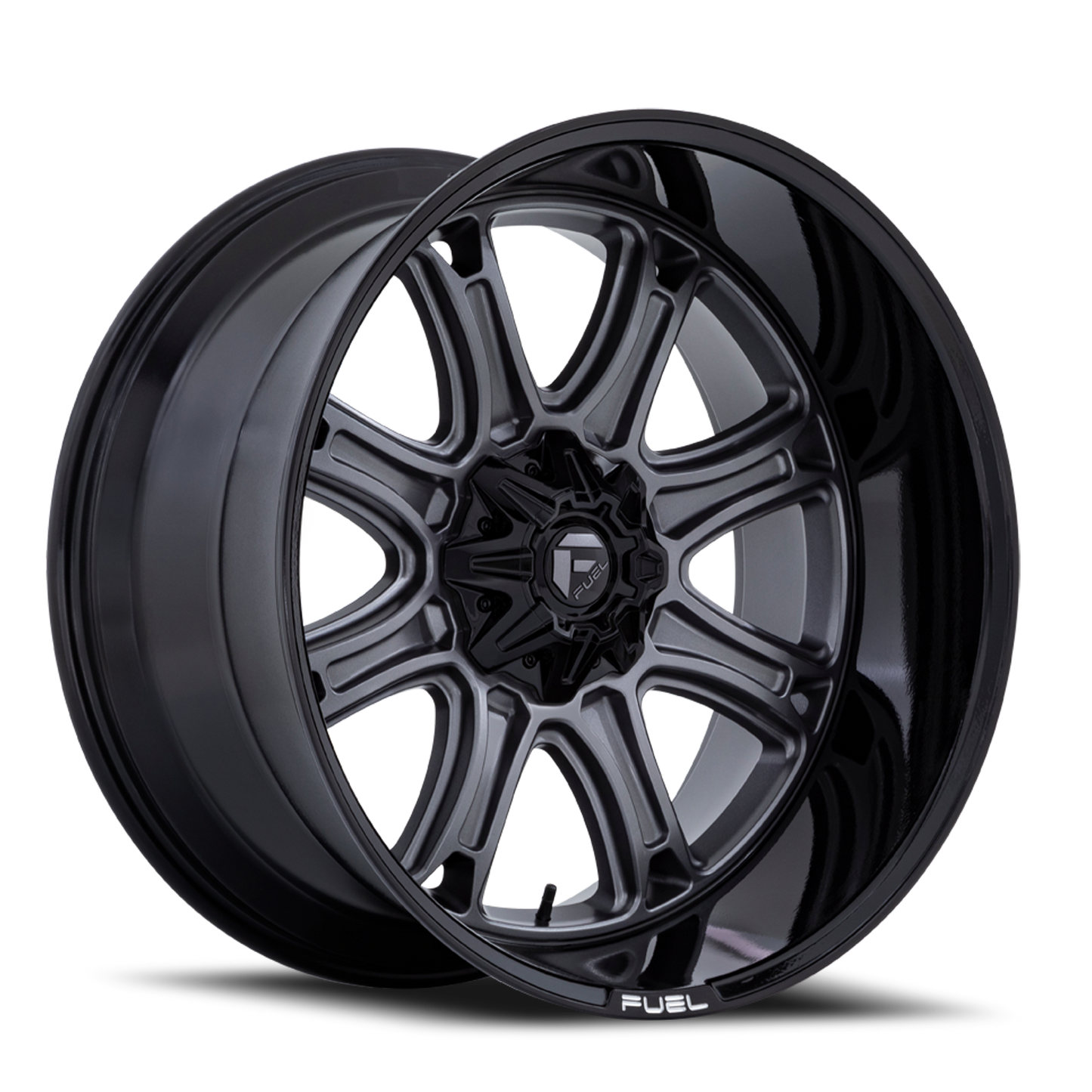 Fuel Off-Road Darkstar FC853AB 22x9 +1 8x180mm 124.2mm Matte Gunmetal Black Lip