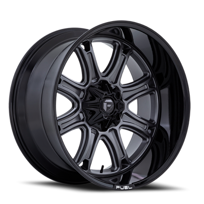 Fuel Off-Road Darkstar FC853AB 20x9 +1 8x180mm 124.2mm Matte Gunmetal Black Lip