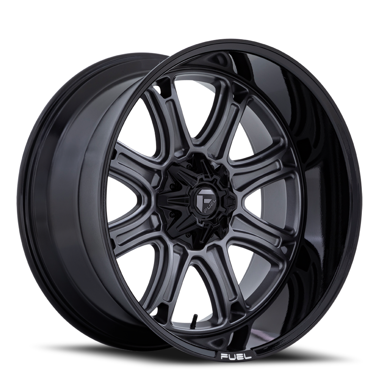 Fuel Off-Road Darkstar FC853AB 22x10 -18 5x127/5x139.7mm 87.1mm Matte Gunmetal Black Lip