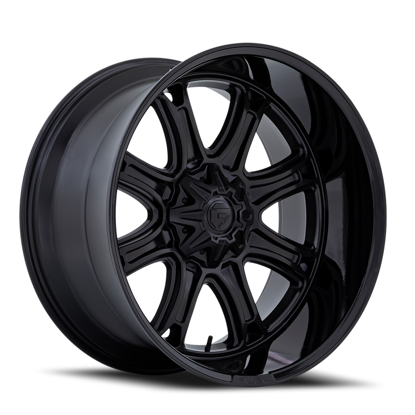 Fuel Off-Road Darkstar FC853MB 20x9 +1 5x127/5x139.7mm 87.1mm Matte Black Gloss Black Lip