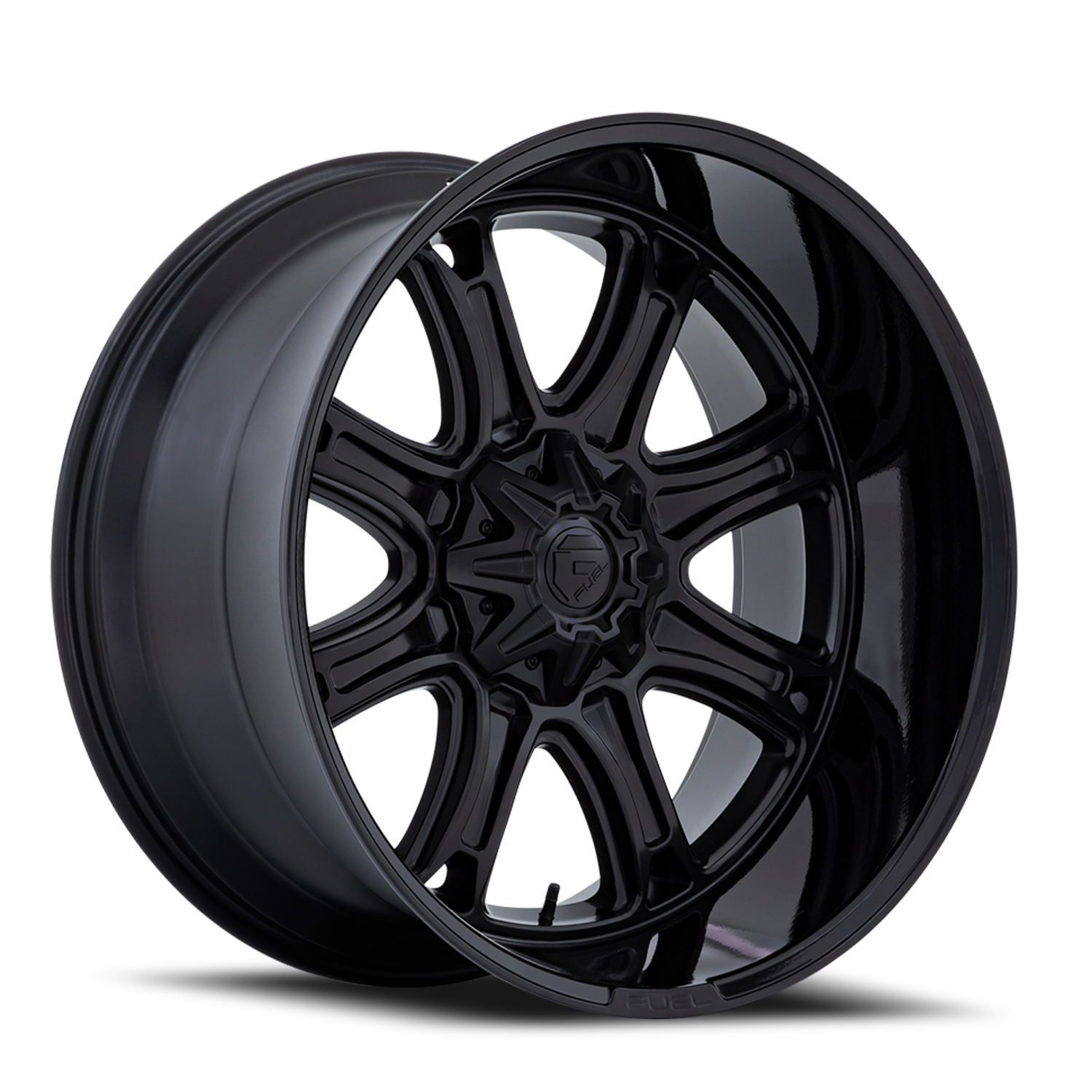 Fuel Off-Road Darkstar FC853MB 20x10 -18 8x170mm 125.1mm Matte Black Gloss Black Lip