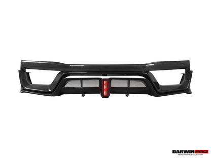 DarwinPRO 2017-2023 Nissan GTR R35 EBA BKSS Style Carbon Fiber Rear Diffuser
