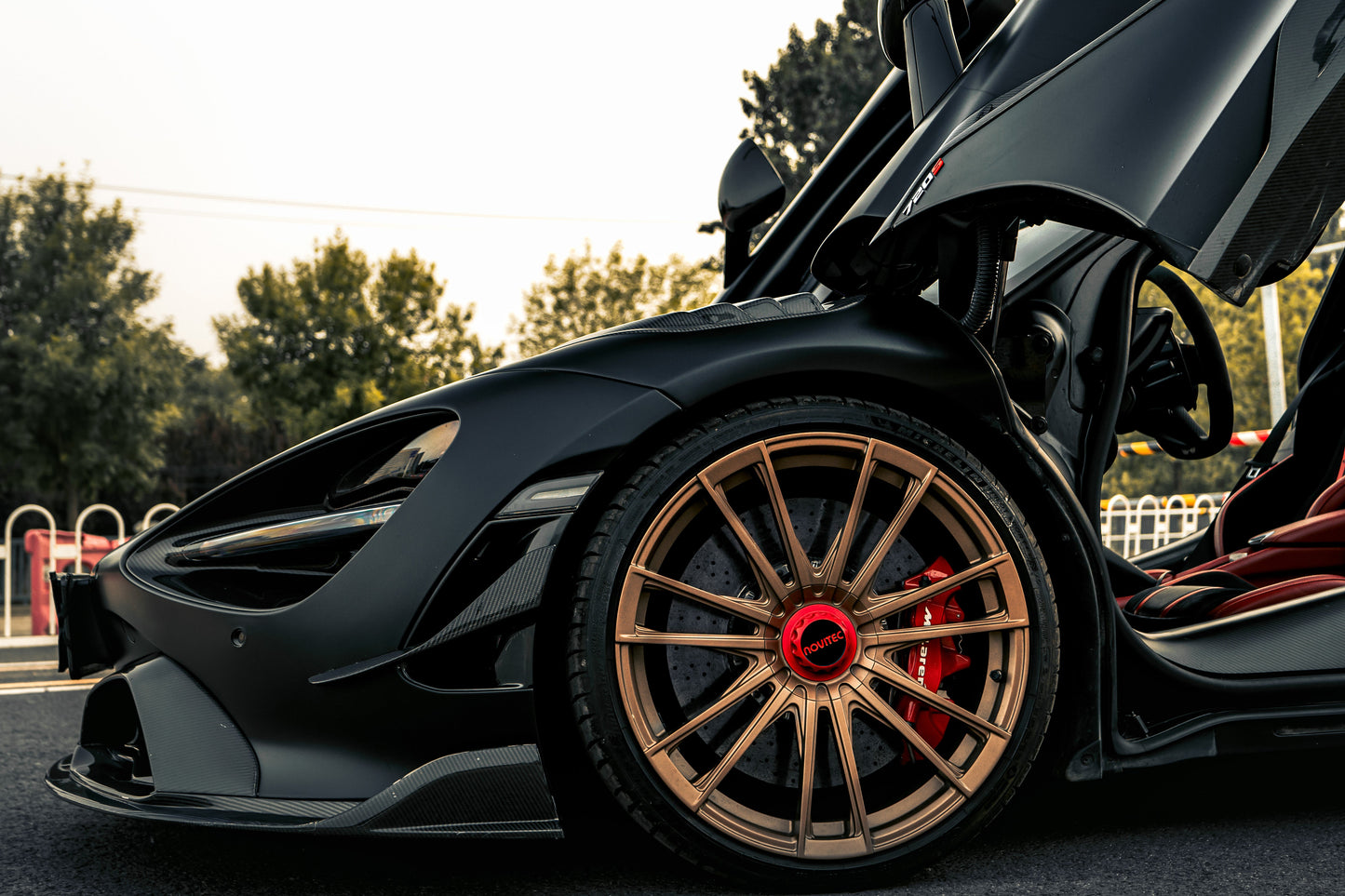 2017-2023 McLaren 720s Se²NWB Style Carbon Fiber Front Bumper Canards - DarwinPRO Aerodynamics