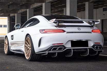 DarwinPRO 2017-2021 Mercedes Benz AMG GTC ONLY IMP Carbon Fiber Rear Diffuser - DarwinPRO Aerodynamics