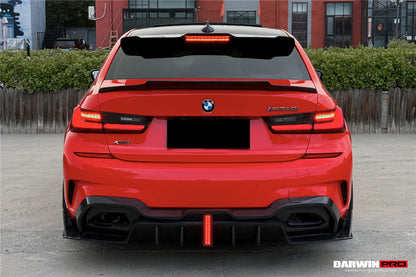 2019-2022 BMW 3 Series G20  G28 BKSS Style Carbon Fiber Rear Diffuser - DarwinPRO Aerodynamics