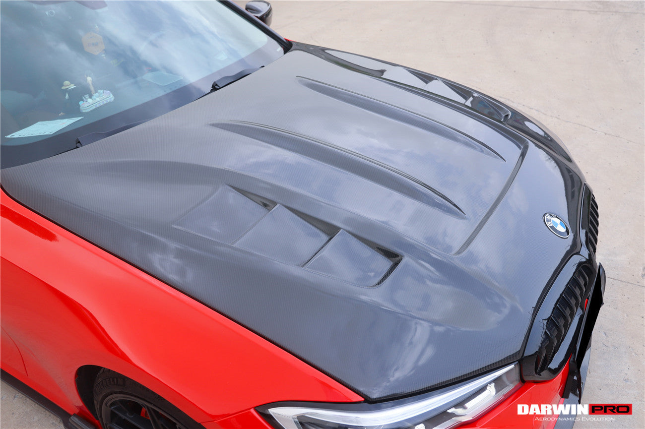 2019-2024 BMW 3 Series G20   G28 BKSS Style Carbon Fiber Hood - DarwinPRO Aerodynamics