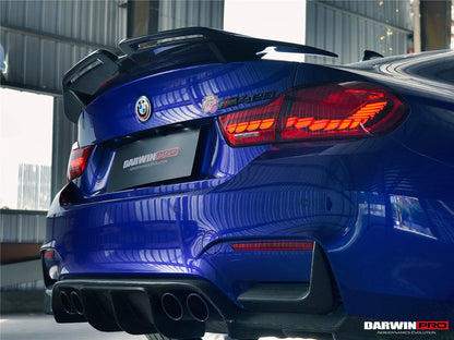 2014-2020 BMW M4 F82 Coupe BKSS Style Carbon Fiber Trunk Spoiler Wing
