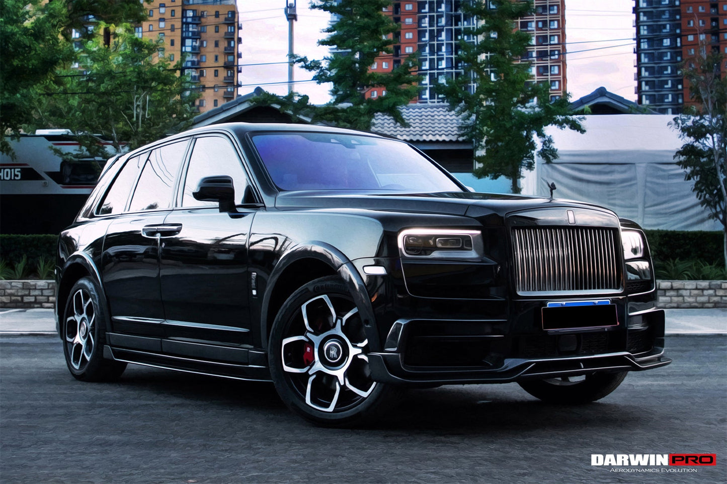DarwinPRO 2018-2024 Rolls-Royce Cullinan BKSS Carbon Fiber Front Lip