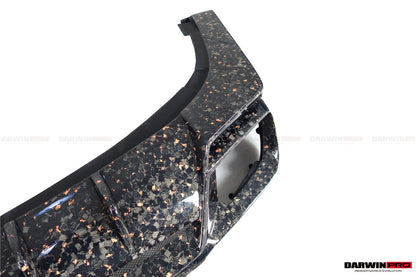 DarwinPRO 2018-2024 Rolls-Royce Cullinan BKSS Style Carbon Fiber Rear Lip Diffuser With Exhaust tips - DarwinPRO Aerodynamics