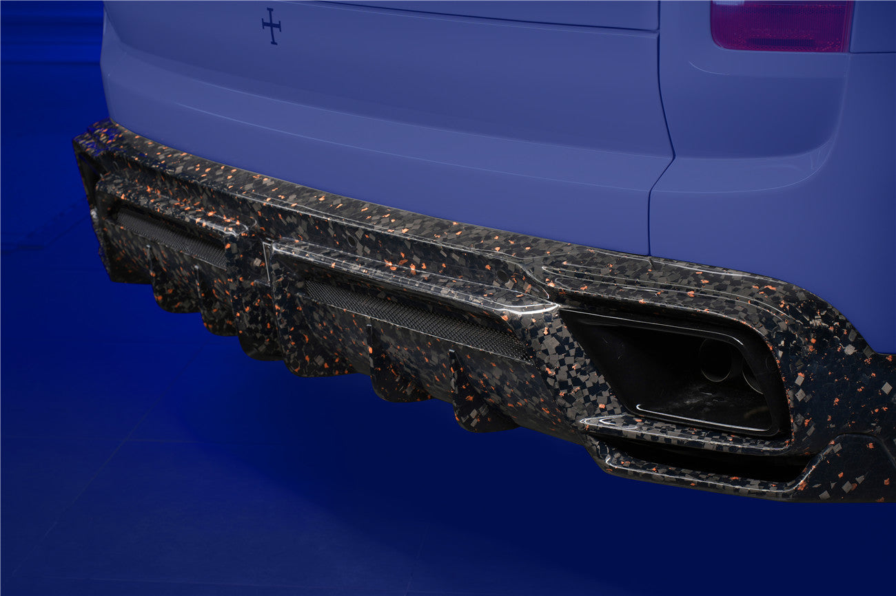 2018-2024 Rolls-Royce Cullinan BKSS Style Carbon Fiber Rear Lip Diffuser - DarwinPRO Aerodynamics