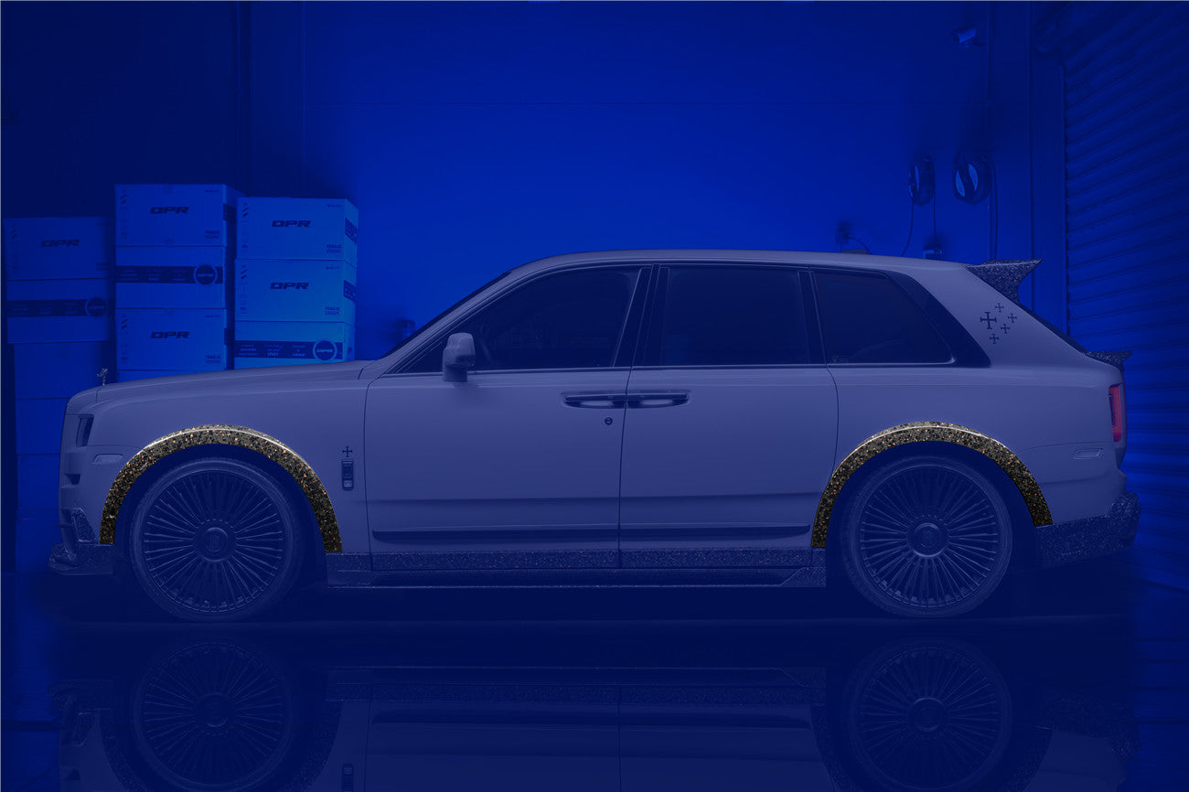 2018-2024 Rolls-Royce Cullinan BKSS Style Carbon Fiber Fender Flares - DarwinPRO Aerodynamics