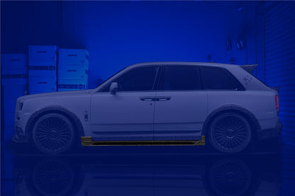 2018-2024 Rolls-Royce Cullinan BKSS Style Carbon Fiber Side Skirts - DarwinPRO Aerodynamics
