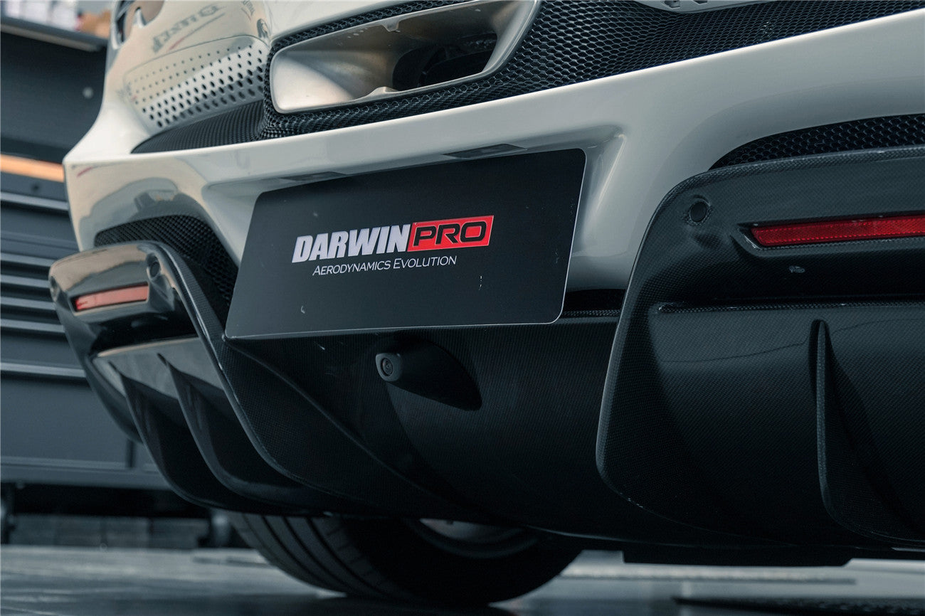 2022-UP Ferrari 296 GTB (Type F171) OE Style Carbon Fiber Rear Bumper w/ Diffuser - DarwinPRO Aerodynamics