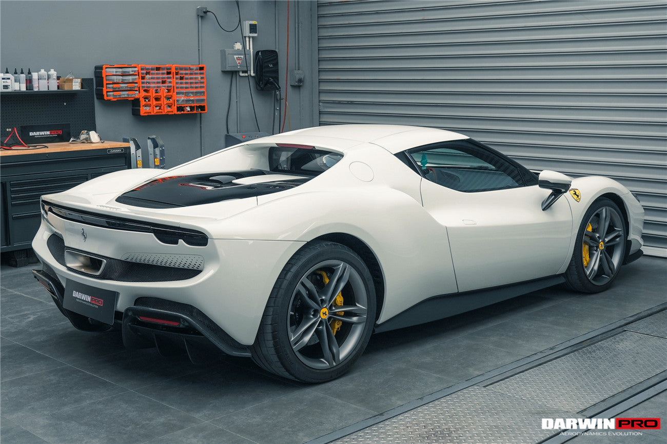 2022-UP Ferrari 296 GTB (Type F171) OE Style Carbon Fiber Rear Diffuser - DarwinPRO Aerodynamics