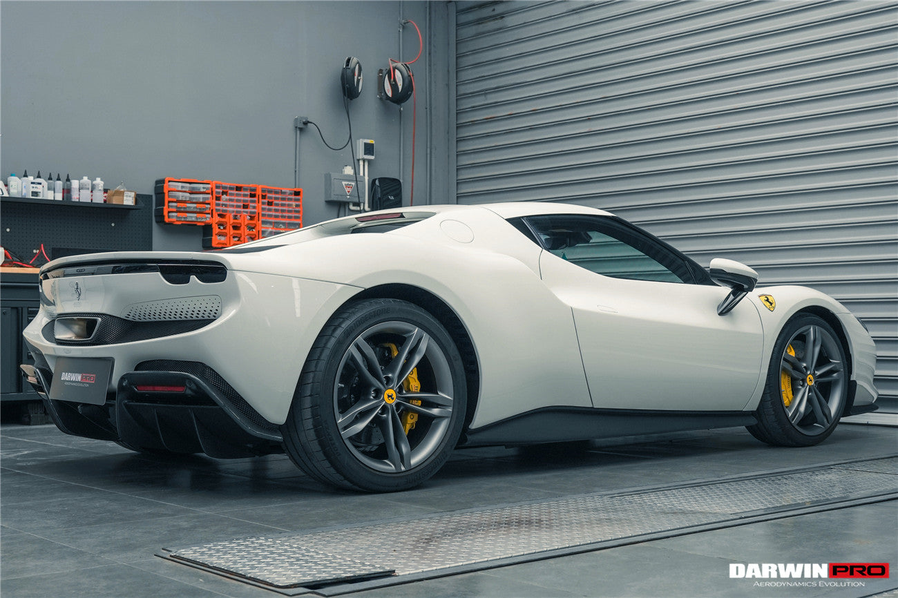 2022-UP Ferrari 296 GTB (Type F171) OE Style Carbon Fiber Rear Diffuser - DarwinPRO Aerodynamics