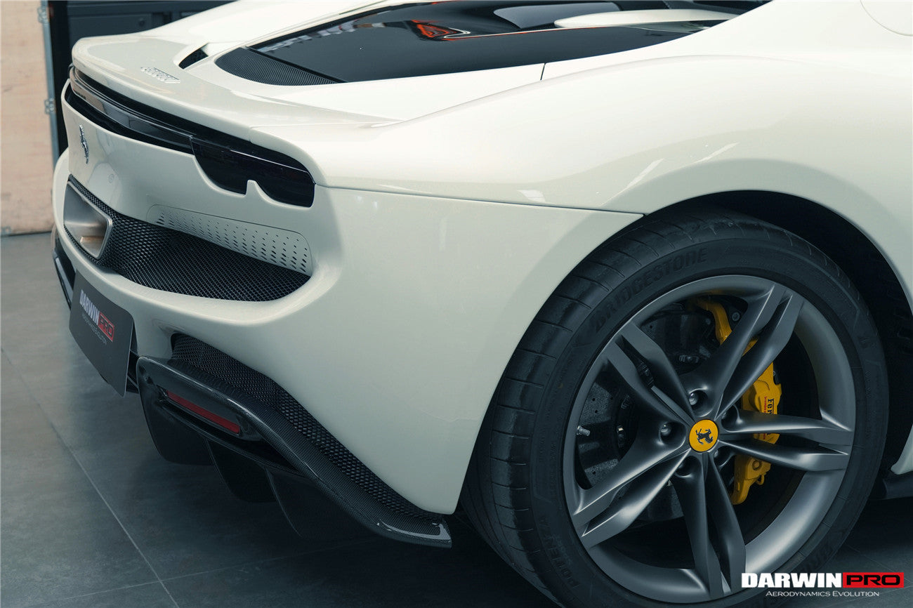 2022-UP Ferrari 296 GTB (Type F171) OE Style Carbon Fiber Rear Bumper w/ Diffuser - DarwinPRO Aerodynamics