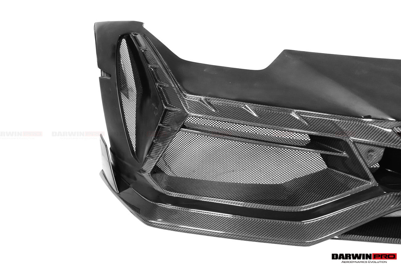 DarwinPRO 2015-2025 Lamborghini Huracan LP610 & LP580 & EVO & Tecnica BKSSII Style Front Bumper - DarwinPRO Aerodynamics