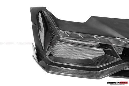 DarwinPRO 2015-2025 Lamborghini Huracan LP610 & LP580 & EVO & Tecnica BKSSII Style Front Bumper - DarwinPRO Aerodynamics