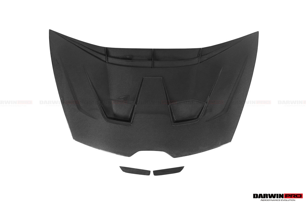 DarwinPRO 2015-2025 Lamborghini Huracan LP610 & LP580 & EVO & Tecnica BKSSII Style Hood - DarwinPRO Aerodynamics