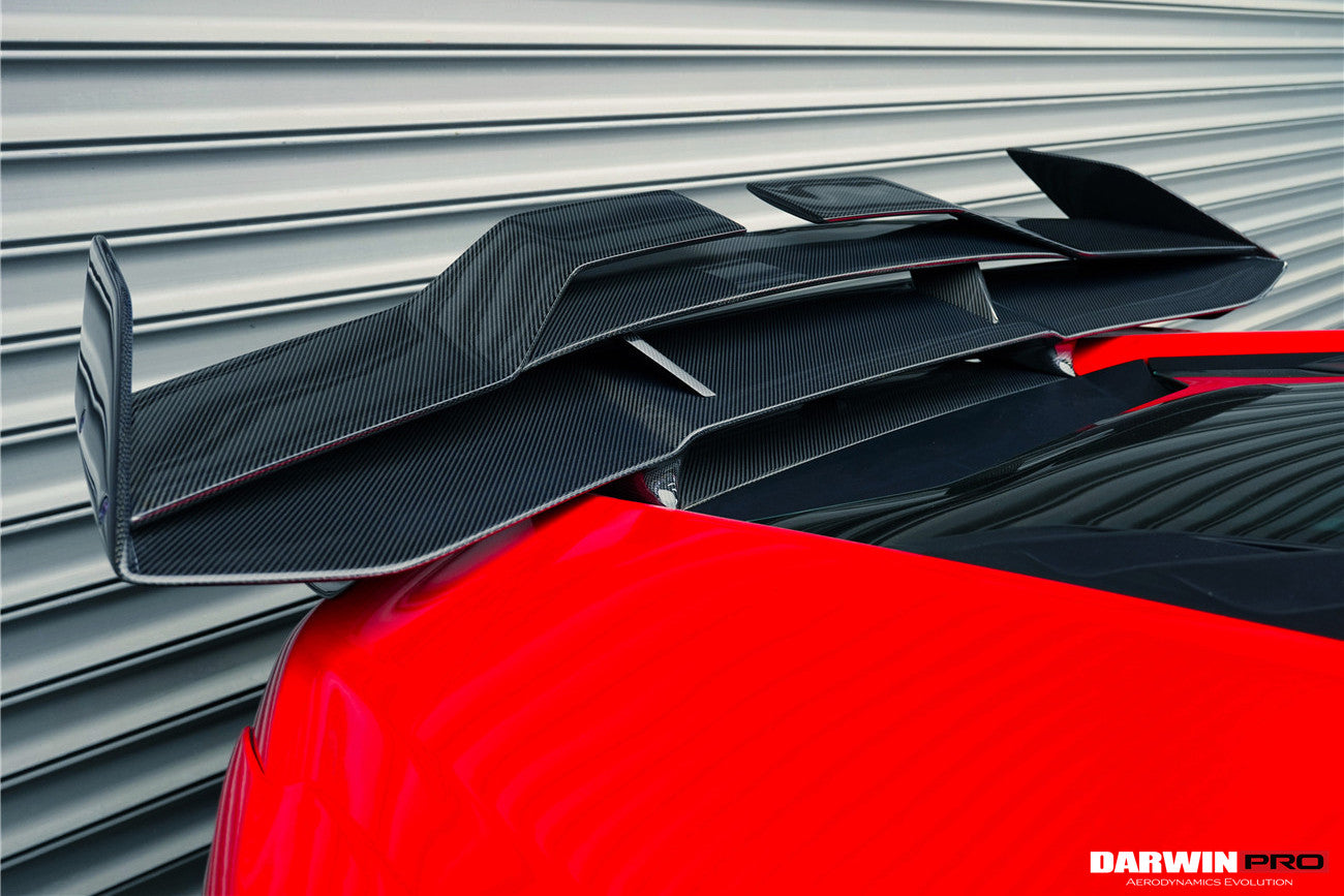 DarwinPRO 2015-2025 Lamborghini Huracan LP610 & LP580 & EVO & Tecnica BKSSII Style Spoiler Wing - DarwinPRO Aerodynamics