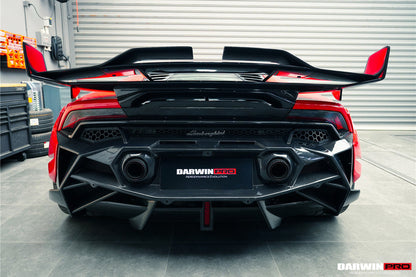 DarwinPRO 2015-2025 Lamborghini Huracan LP610 & LP580 & EVO & Tecnica BKSSII Style Spoiler Wing - DarwinPRO Aerodynamics