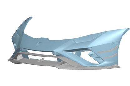 DarwinPRO 2019-2025 Lamborghini Huracan EVO RWD ADV1 Style Dry Carbon Front Lip - DarwinPRO Aerodynamics