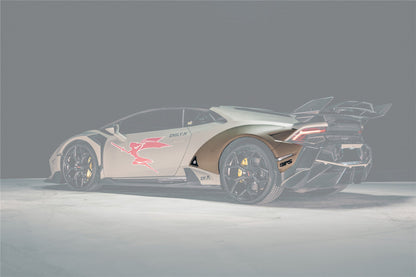 DarwinPRO 2015-2023 Lamborghini Huracan LP610 & LP580 & EVO Coupe Only BKSSII Style Rear Wide Fender Flare - DarwinPRO Aerodynamics