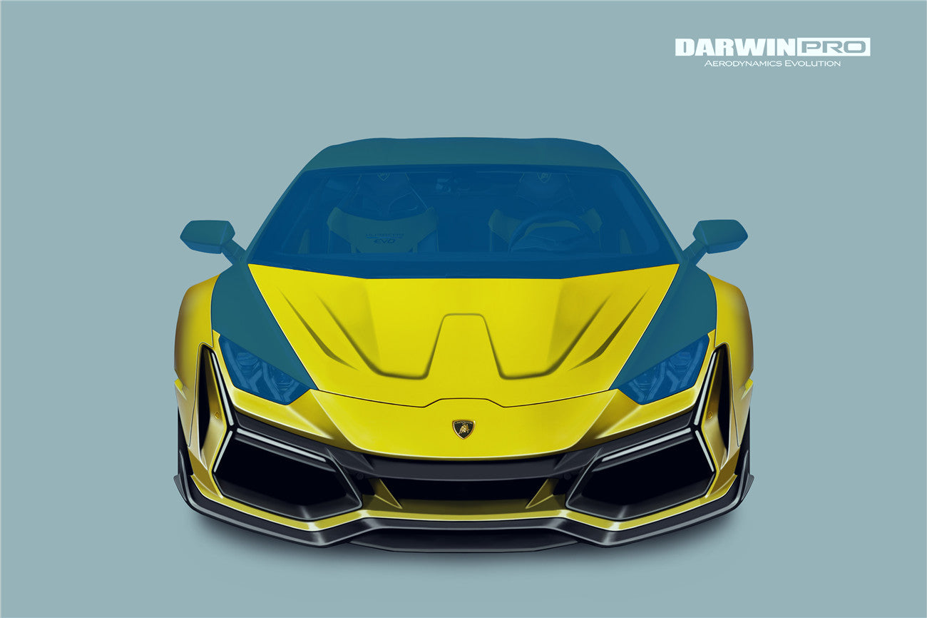 2015-2022 Lamborghini Huracan LP610 & LP580 & EVO BKSSII Style Front Wide Fender - DarwinPRO Aerodynamics