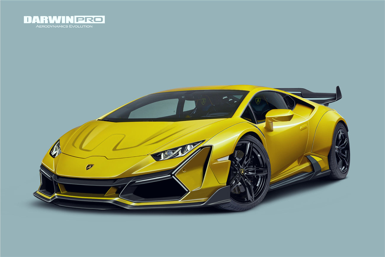 2015-2022 Lamborghini Huracan LP610 & LP580 & EVO BKSSII Style Front Wide Fender - DarwinPRO Aerodynamics