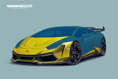 2015-2022 Lamborghini Huracan LP610/LP580/EVO BKSSII Style Full Body Kit (NOT WIDE) - DarwinPRO Aerodynamics