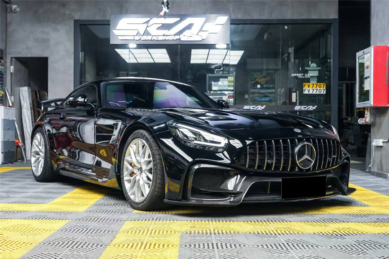 2017-2021 Mercedes Benz AMG GTR ONLY IMP Carbon Fiber Side Skirts - DarwinPRO Aerodynamics