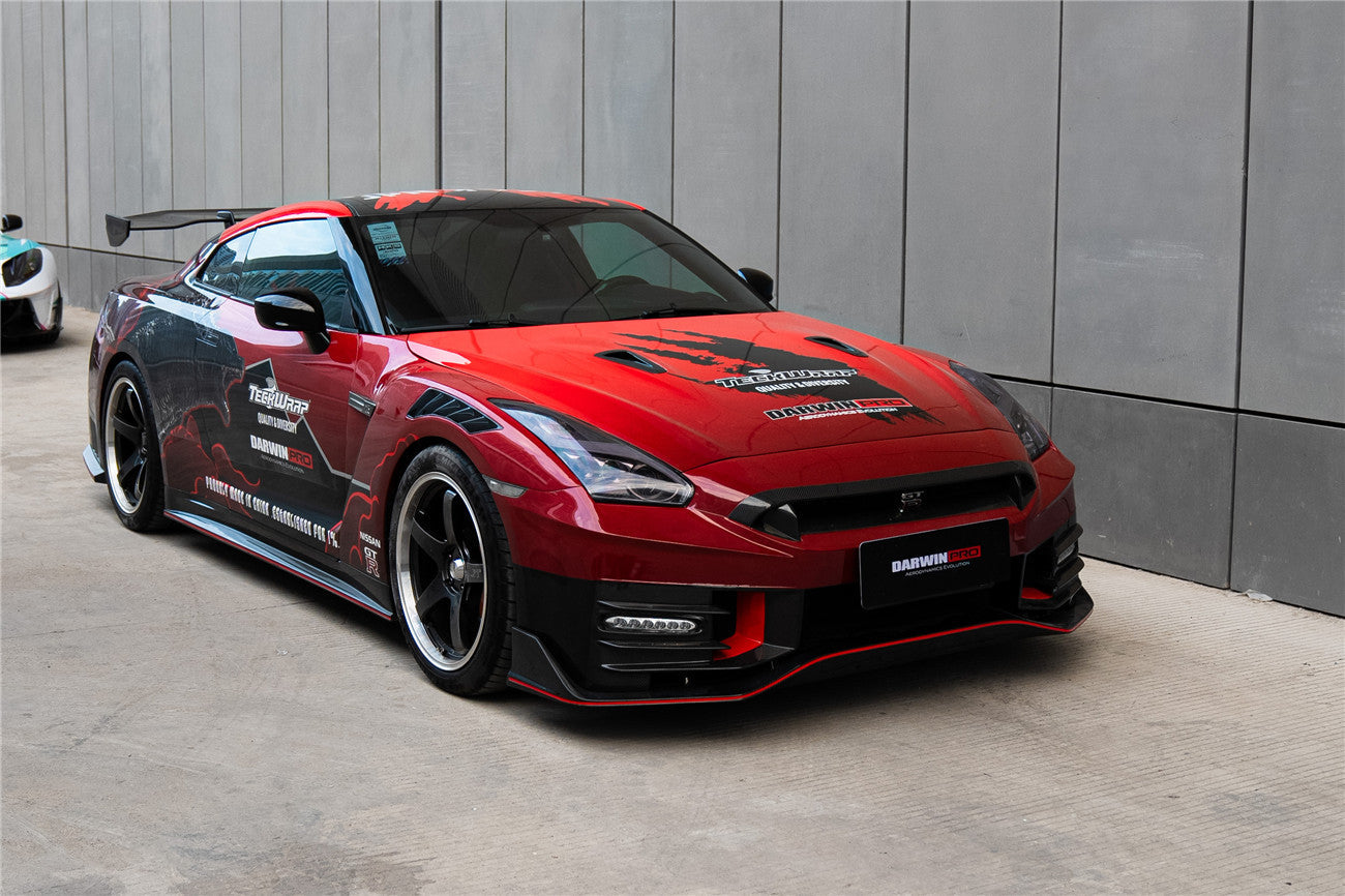 2008-2023 Nissan GTR R35 CBA DBA EBA 2024-Nismo Style Part Carbon Fiber Front Bumper - DarwinPRO Aerodynamics