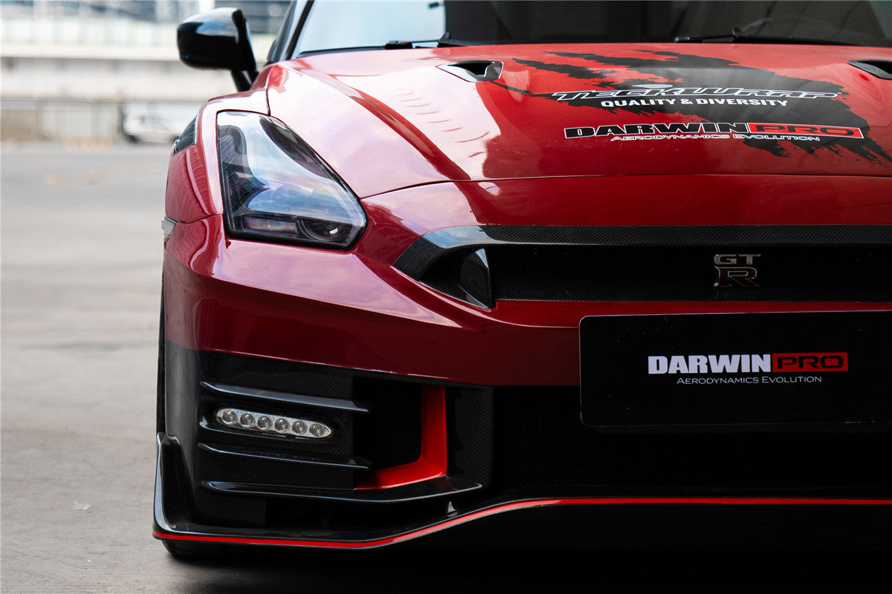2008-2023 Nissan GTR R35 CBA DBA EBA 2024-Nismo Style Part Carbon Fiber Front Bumper - DarwinPRO Aerodynamics