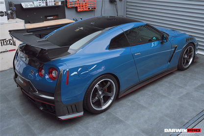 2008-2023 Nissan GTR R35 CBA DBA EBA 2024-Nismo Style Carbon Fiber trunk Spoiler Wing - DarwinPRO Aerodynamics