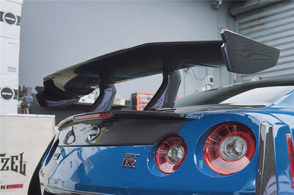 2008-2023 Nissan GTR R35 CBA DBA EBA 2024-Nismo Style Carbon Fiber trunk Spoiler Wing - DarwinPRO Aerodynamics