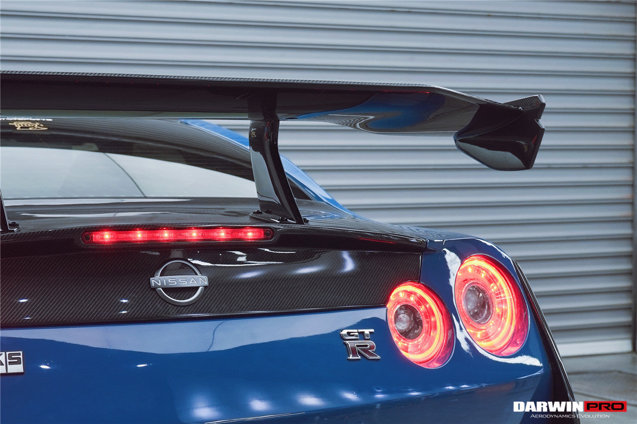 2008-2023 Nissan GTR R35 CBA DBA EBA 2024-Nismo Style Carbon Fiber trunk Spoiler Wing - DarwinPRO Aerodynamics