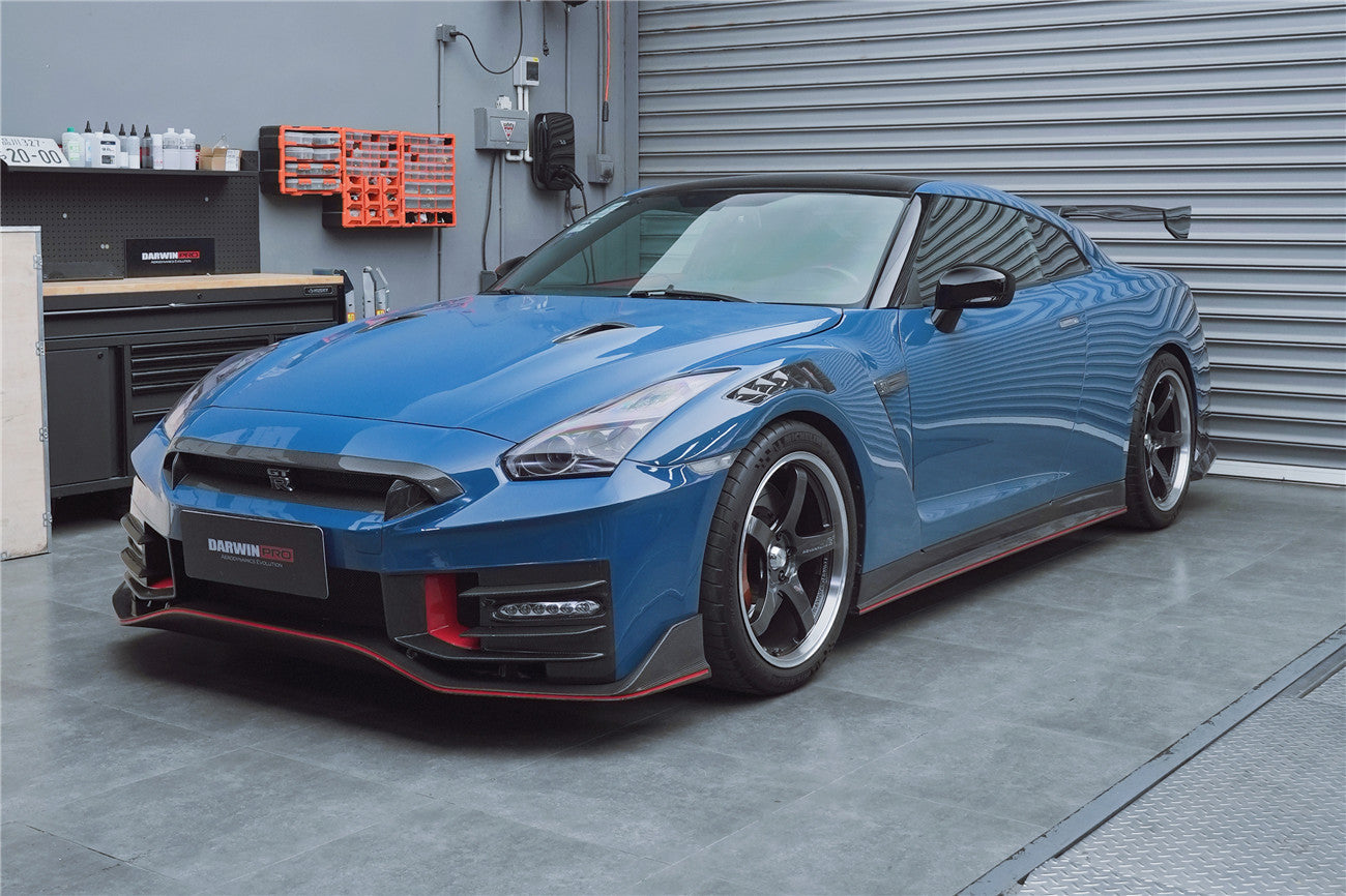 2008-2023 Nissan GTR R35 CBA DBA EBA 2024-Nismo Style Part Carbon Fiber Front Bumper - DarwinPRO Aerodynamics